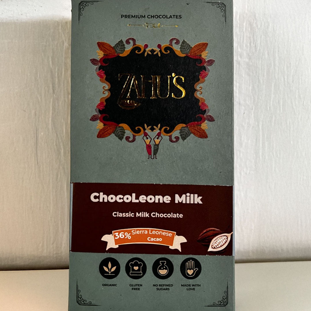 choccoleone -milk chocolate 30% sierra leonese cacoa
