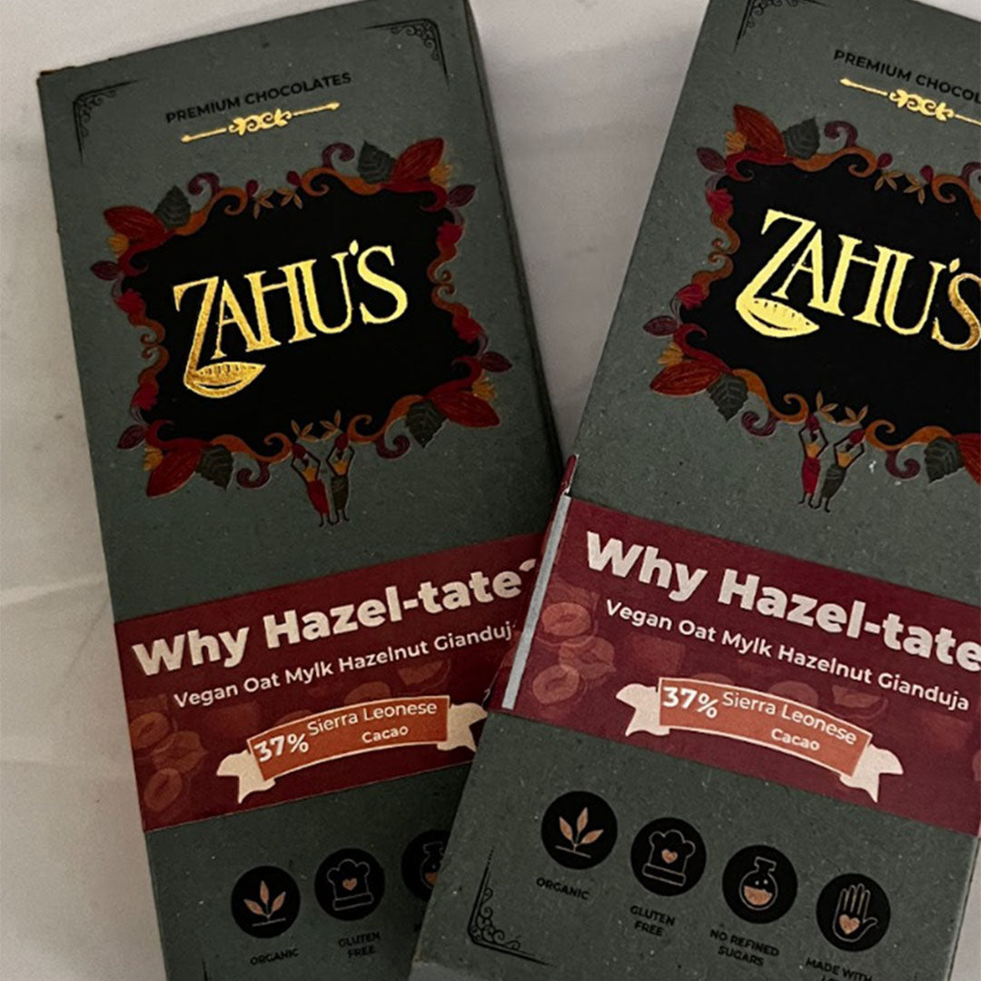 why hazel-tate?-Vegan Milk chocolate hazelnut gianduja